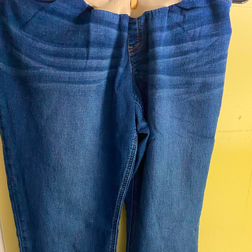 Plus size Indigo Blue maternity jeans
